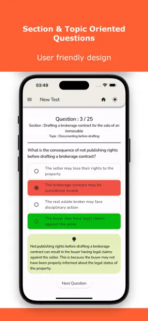 Real Estate Brokerage Test screenshot 1
