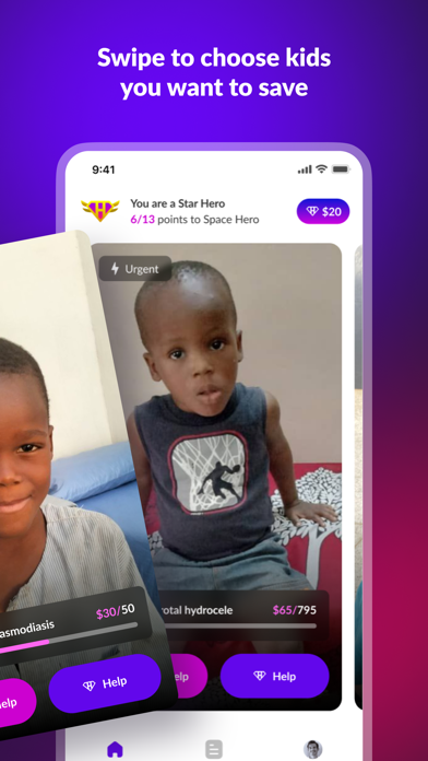 Helpster Charity. Saving Lives Screenshot