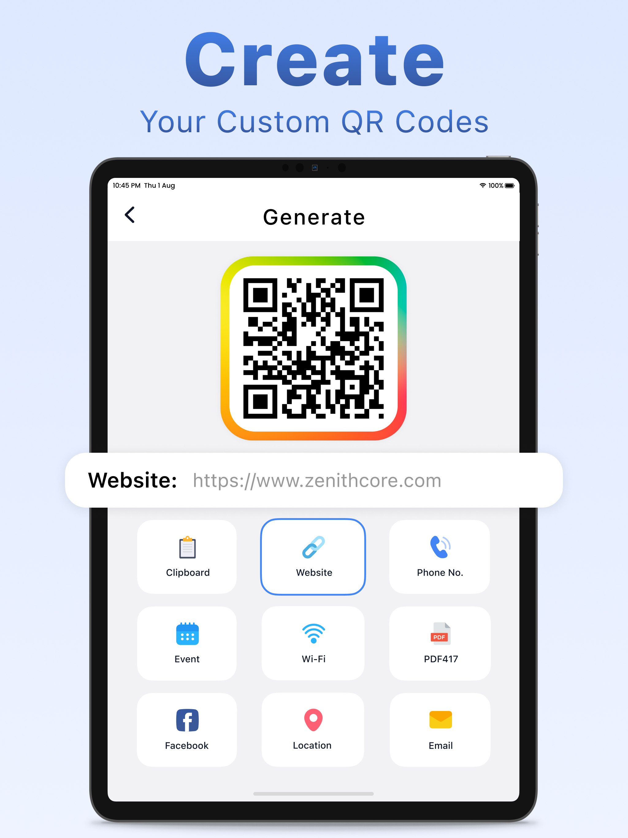 QR Code Generator & Creator * screenshot 17