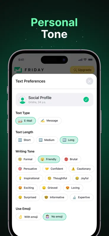 Friday AI Email Writer screenshot 6 of 10