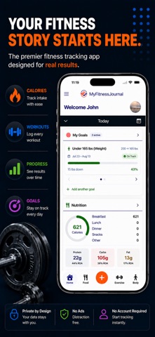 MyFitnessJournal Screenshot 1 of 9