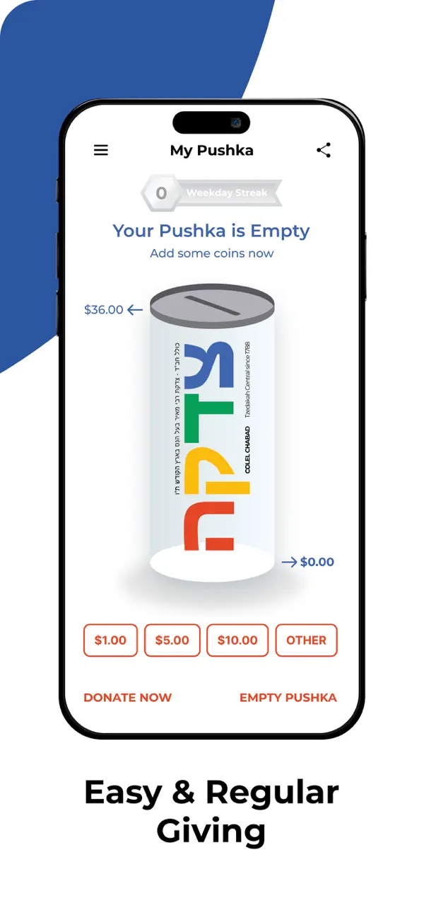 Screenshot #2 pour Tzedakah Pushka - Charity Box