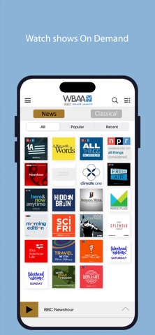 WBAA Public Radio App screenshot