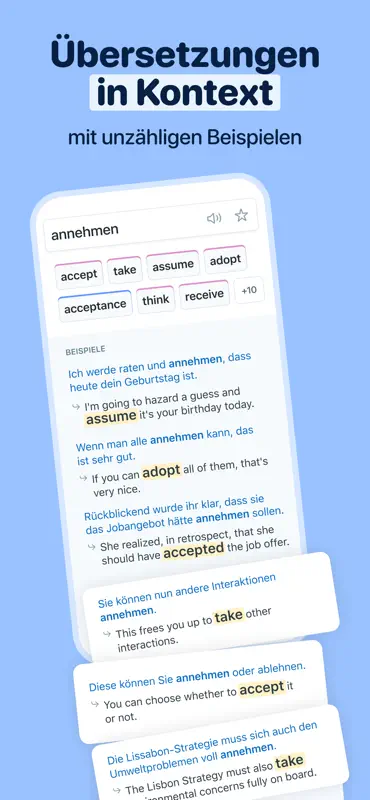 Reverso Context Übersetzer screenshot 2 of 8