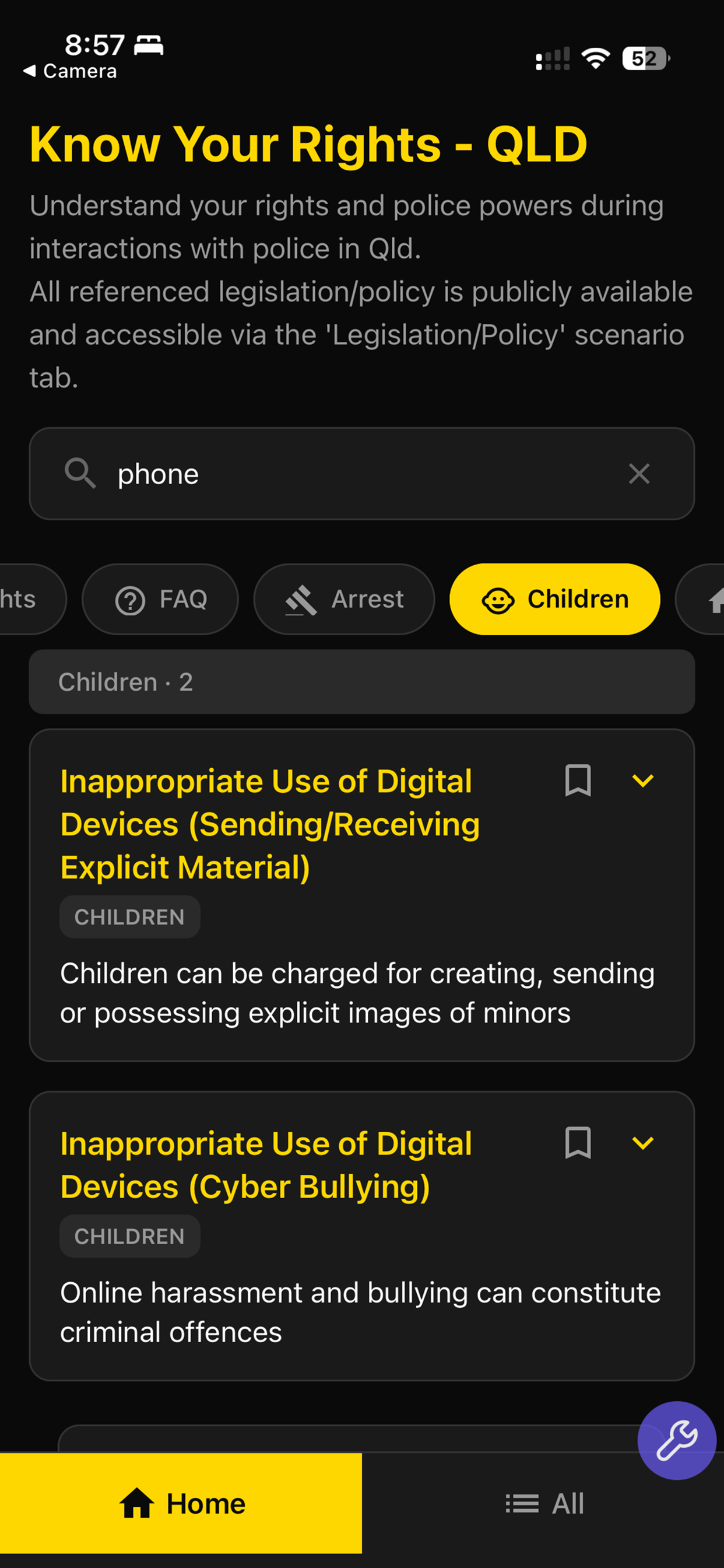 Know Your Rights QLD screenshot 7