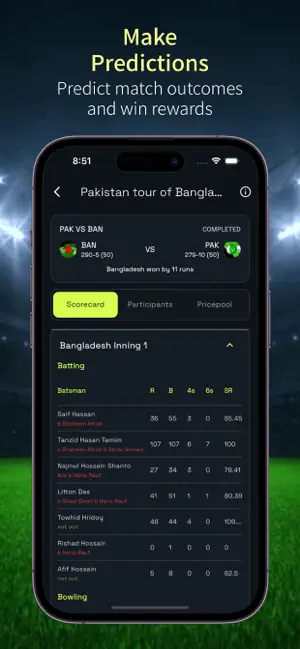 CricPoll - Cricket Quiz screenshot 3