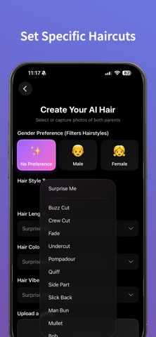 AI Hair Generator: Hairstyles screenshot