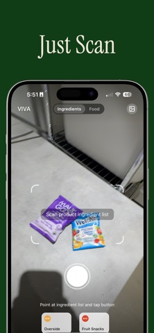 Viva: Food Intelligence Screenshot 3 of 5
