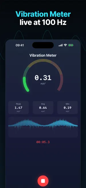 Vibration Meter - EMF Meter screenshot 1