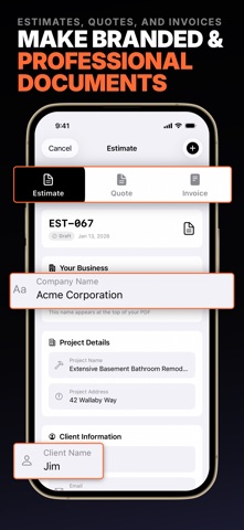 Contractor IQ: Construction AI iPhone screenshot
