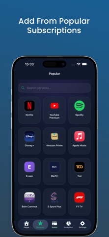 SubFlow - Abonelik Takip Screenshot 5 of 7