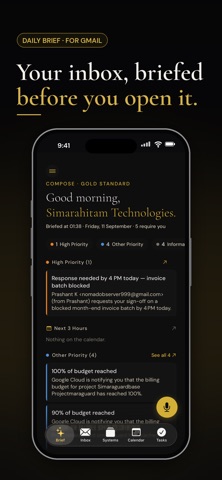 Compose AI Executive Assistant Screenshot 1 of 6