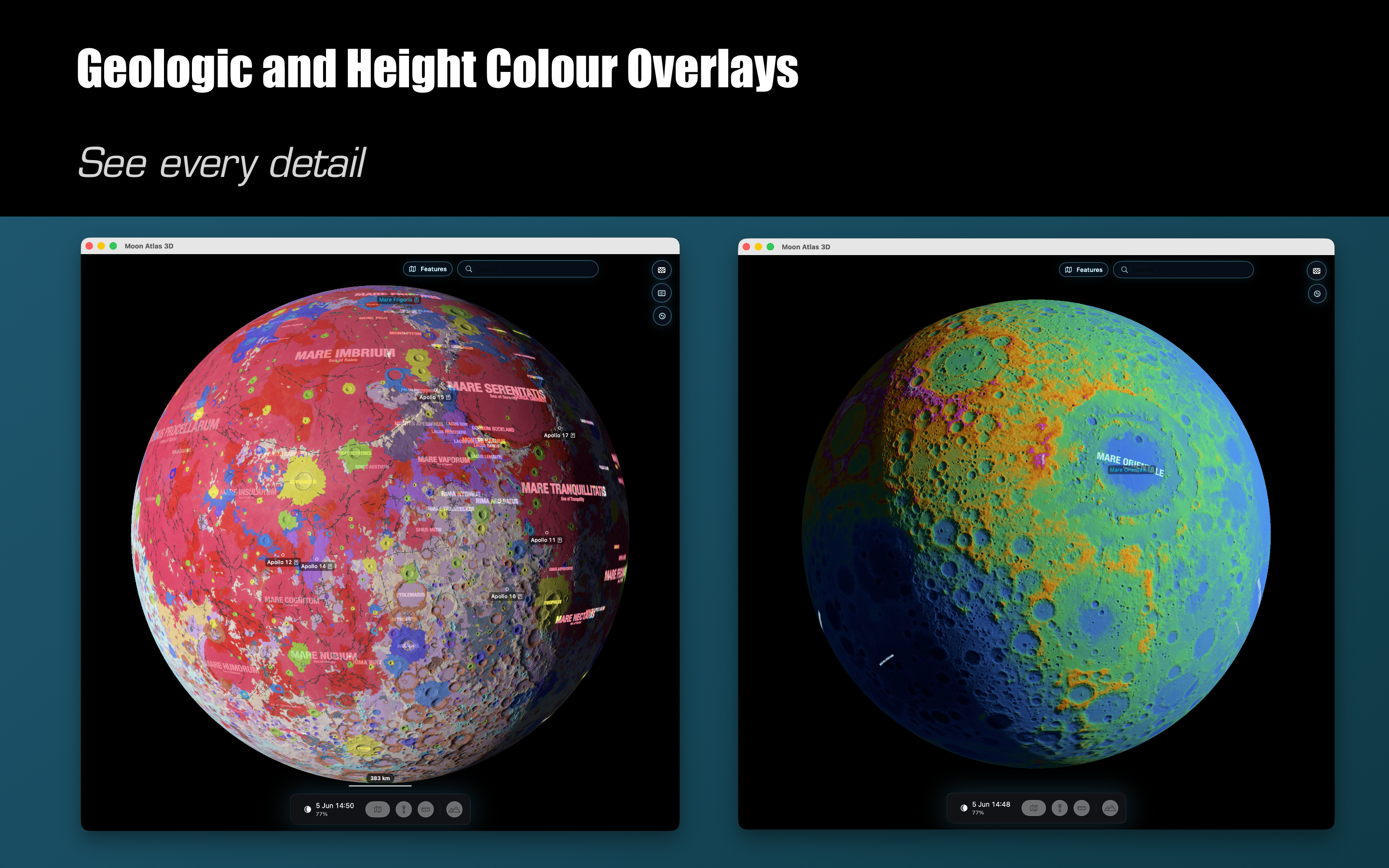 Moon Atlas 3D screenshot 14