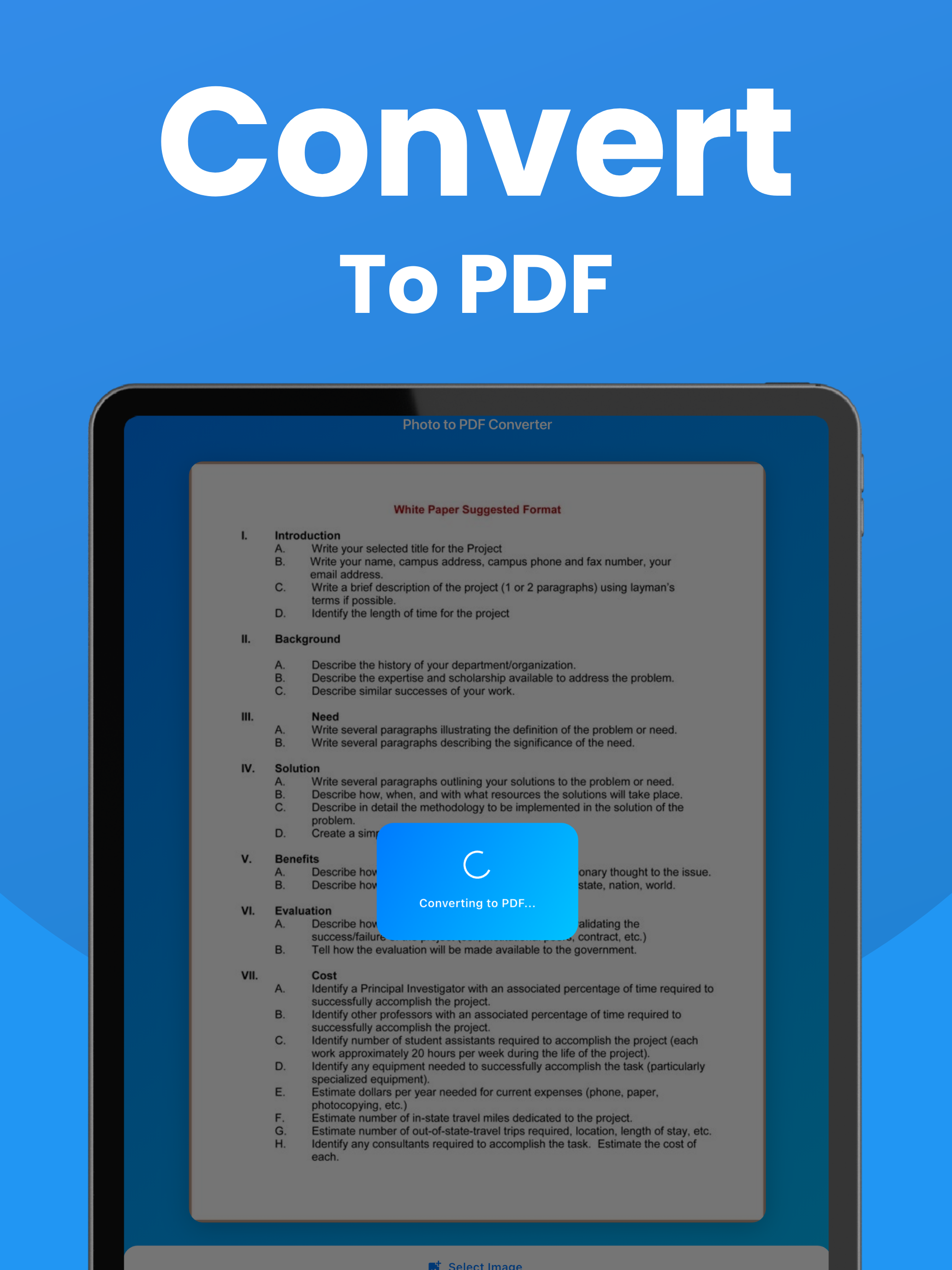 Pictures to PDF Converter