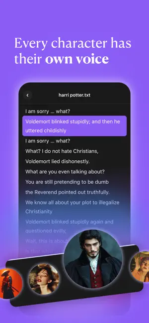 Tambr: Multi Voice Reader screenshot 1