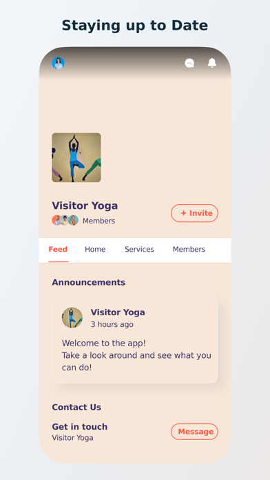 Visitor Yoga Screenshot
