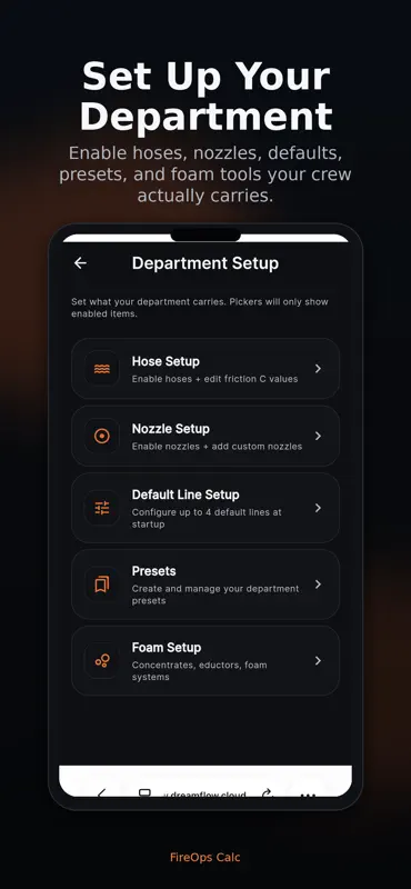 FireOps Calc: Engineer Console screenshot 2 of 4