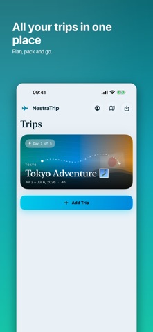 NestraTrip: Trip Planner Screenshot 1 of 5