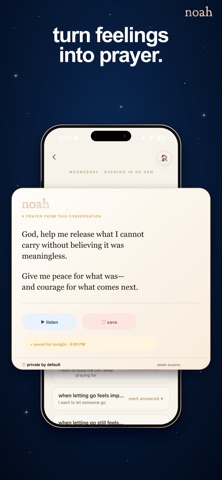 Noah: Faith AI iPhone screenshot