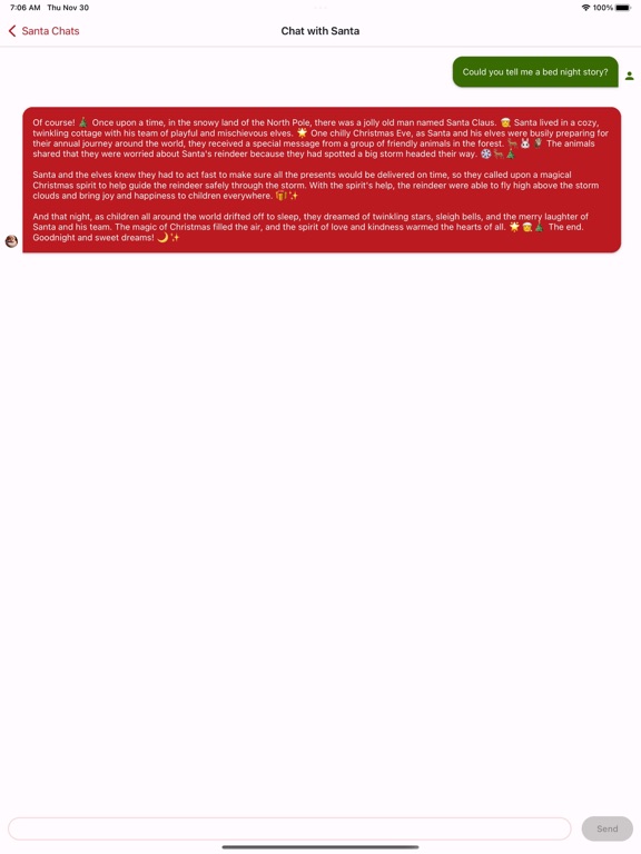 Screenshot #6 pour SantaChat - Chat With Santa