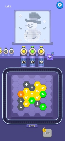 Hexa Flow - Puzzle Screenshot 5 of 6