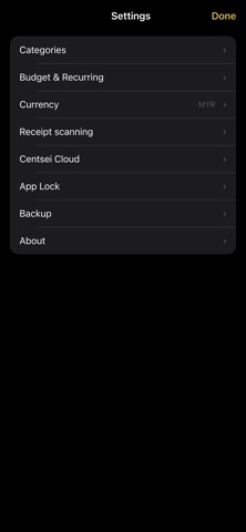 Centsei: Expense Tracker iPhone screenshot