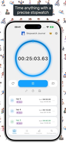 Stopwatch Journal screenshot 1