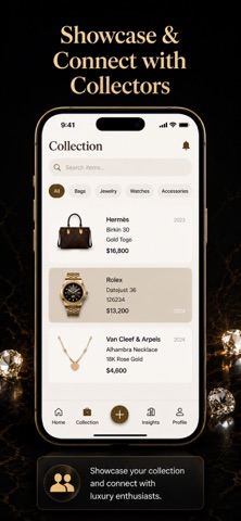 Curated: Jewelry & Bag Tracker iPhone screenshot