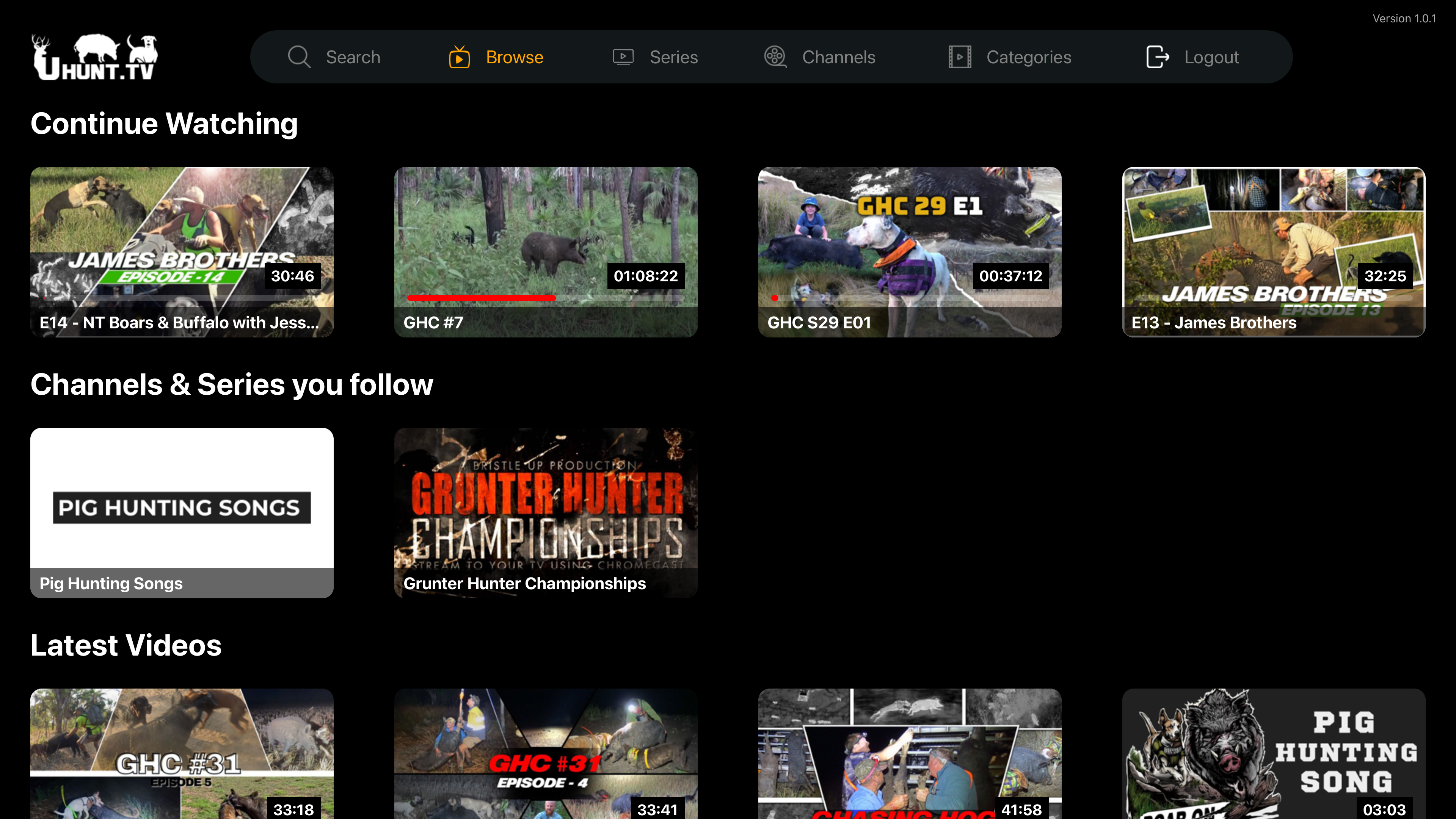 Uhunt TV screenshot 3