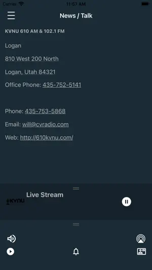 KVNU screenshot 3