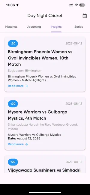 The Cricket Digest screenshot 3