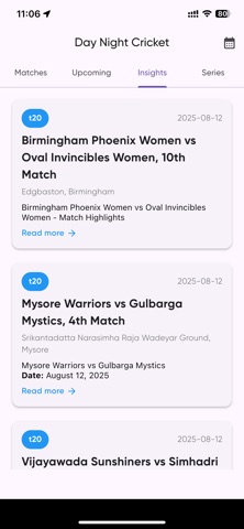 The Cricket Digest screenshot