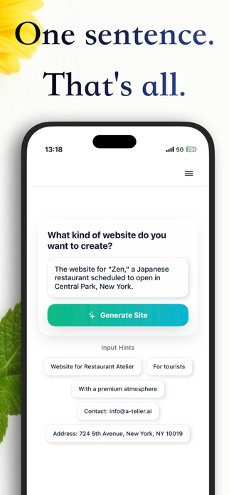 Atelier: AI Website Builder Screenshot 4 of 10