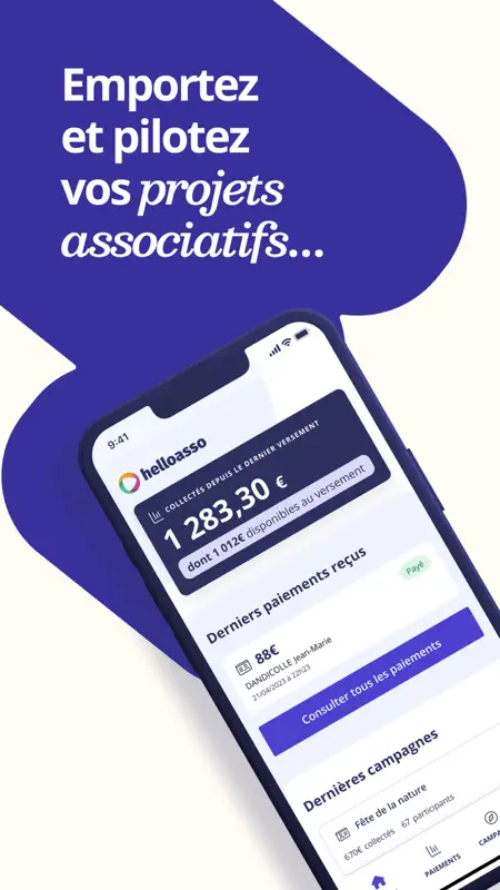 HelloAsso screenshot 1 of 6