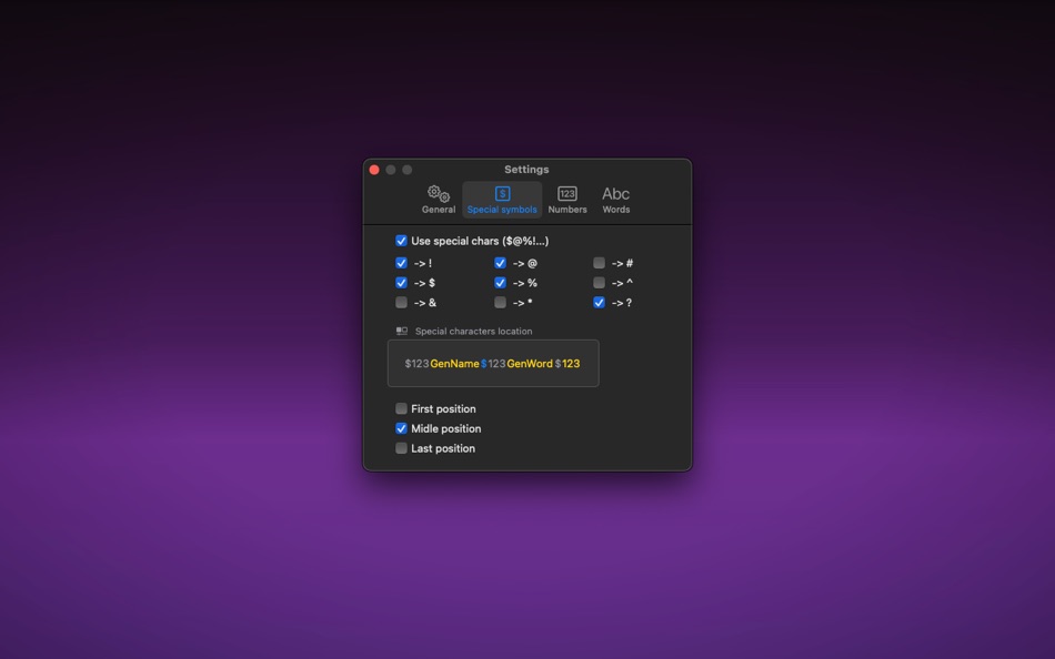 #3. Password generate (macOS) 게시자: Andrey Vorobyev