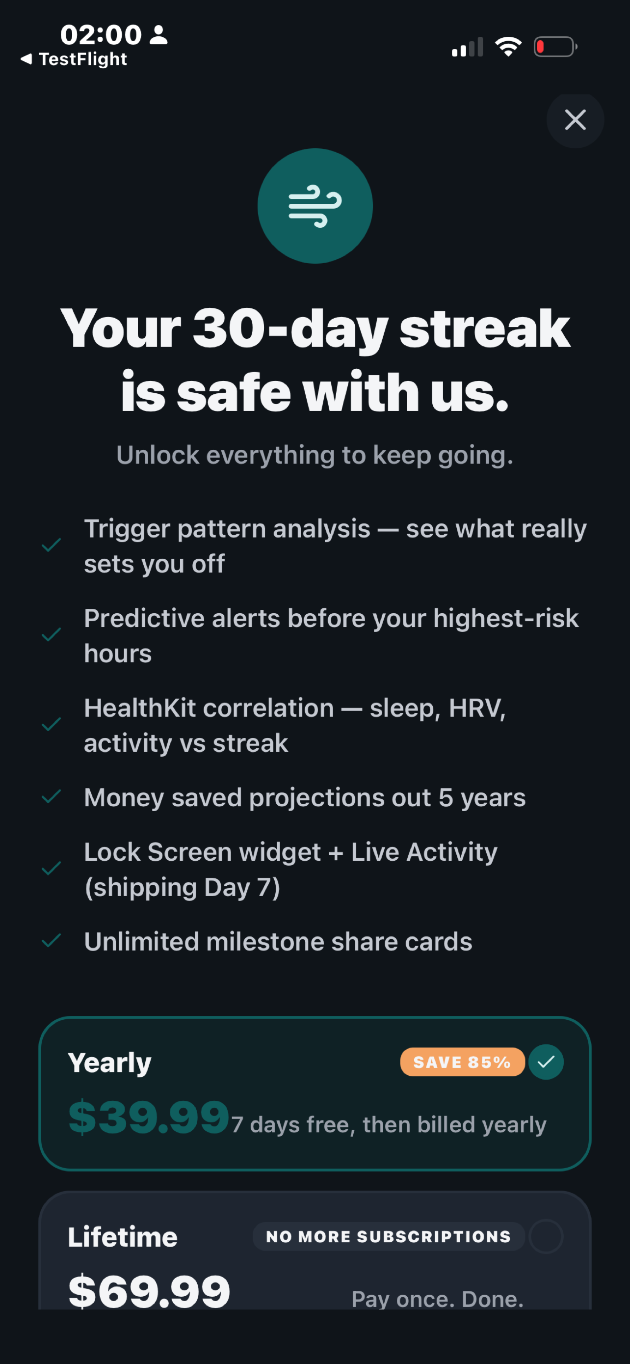 Vapeless: Quit Vaping Tracker