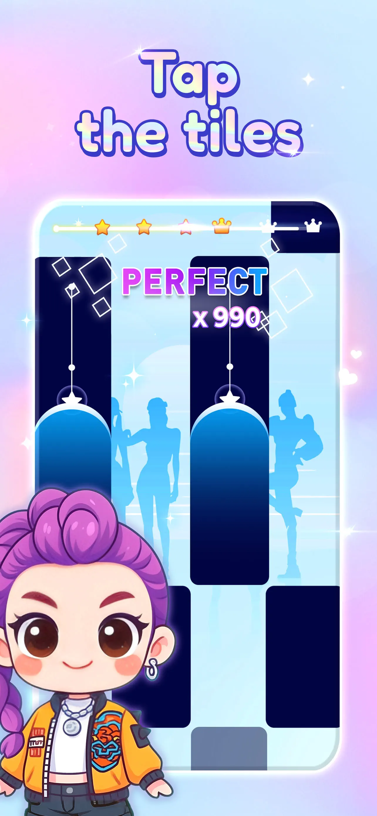 KPOP Piano Beat: Music Game screenshot 3