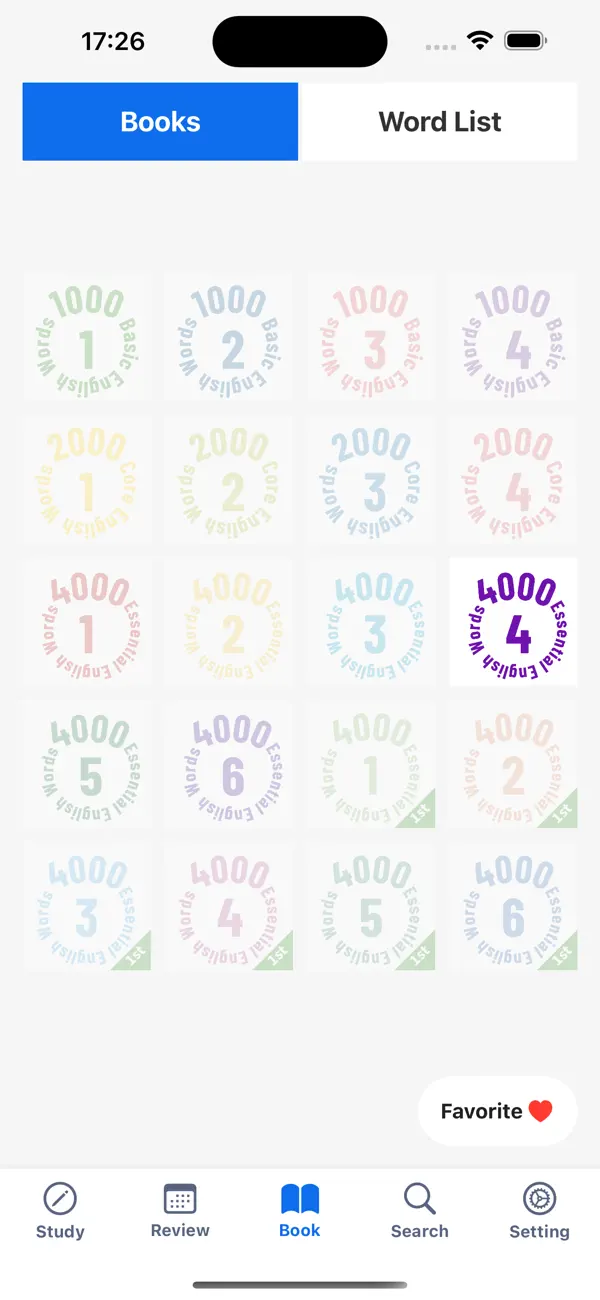 Screenshot #1 pour 4000 Essential English Words ⑷
