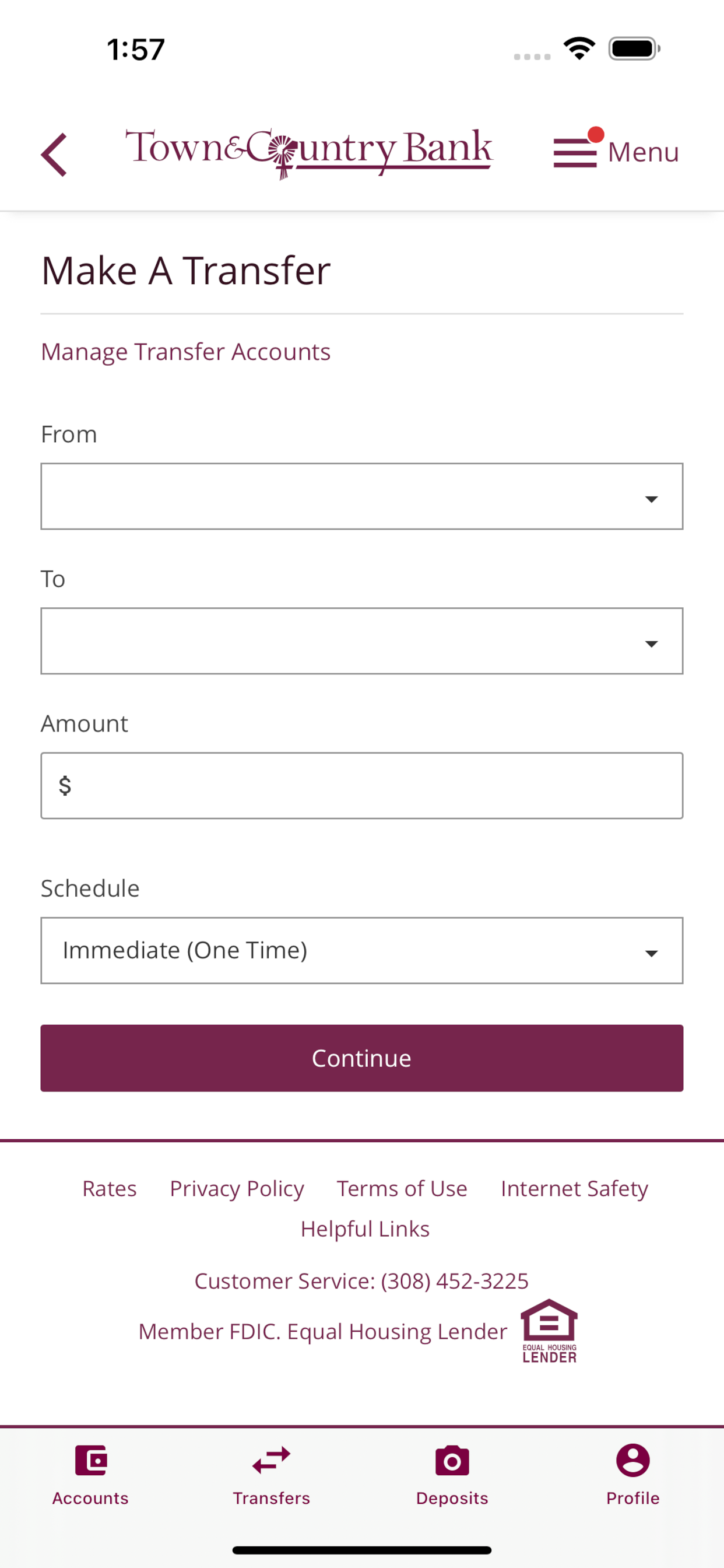 TCBank2go – NE
