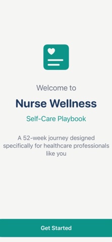 Nurse Wellness Playbook screenshot