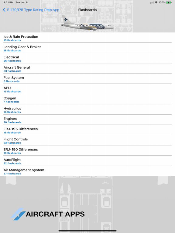 E-170/175 Aircraft Apps iPad screenshot 5 - Education app
