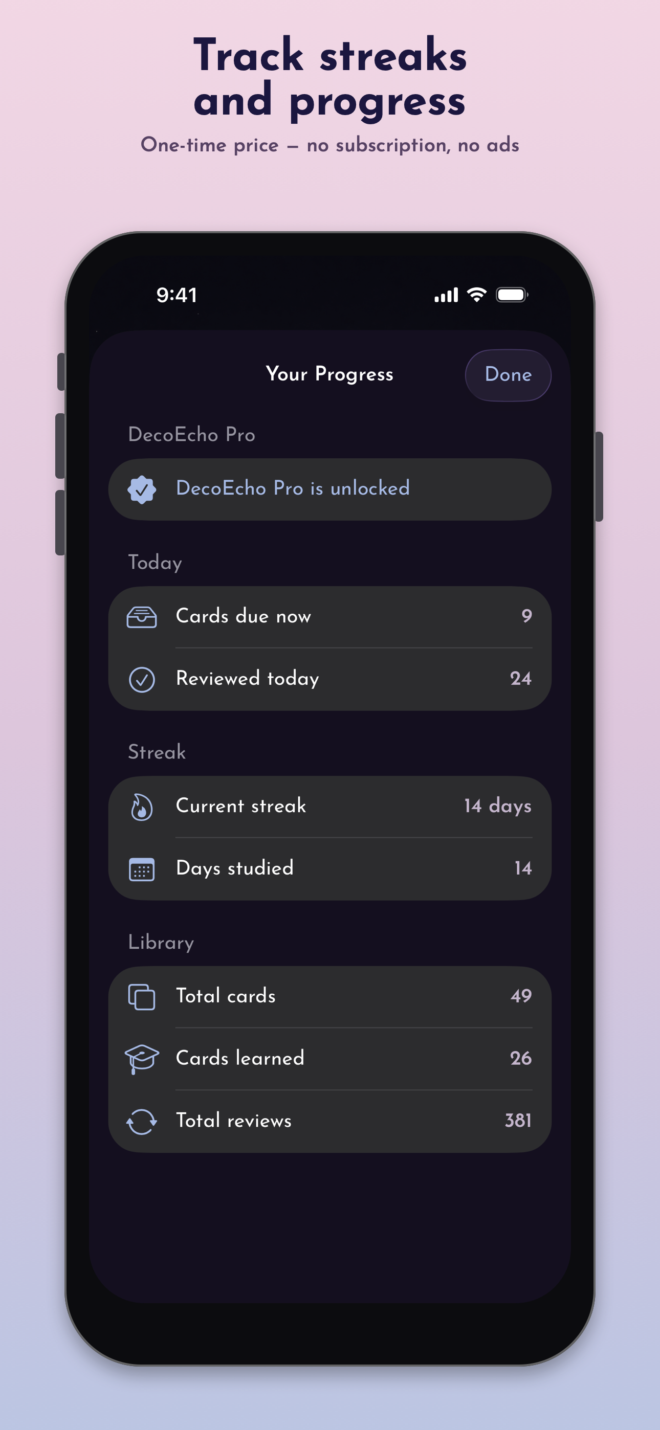 DecoEcho: Flashcards & Study screenshot 8
