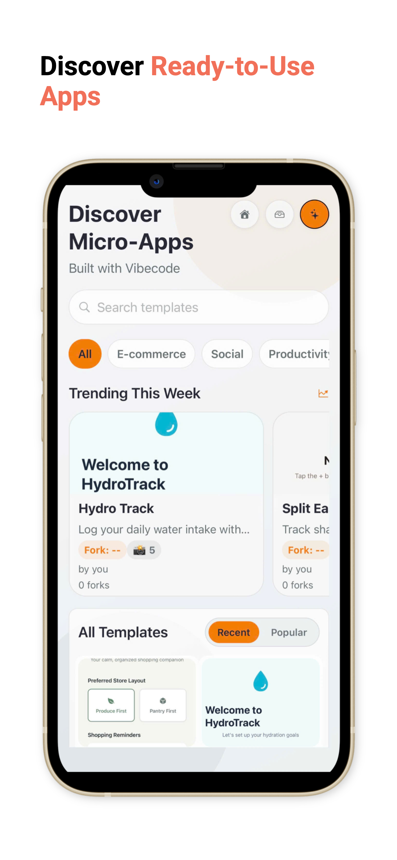 Vibecode apps IDE