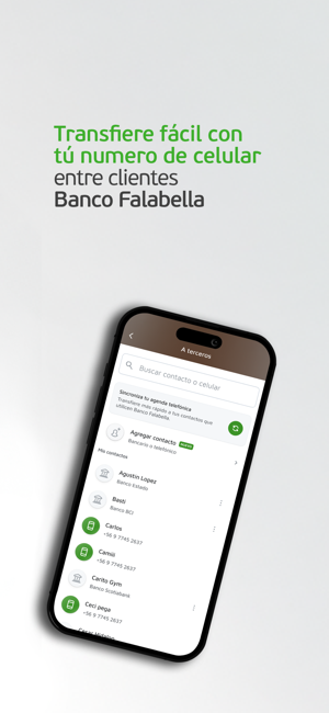 Banco Falabella Chile Screenshot