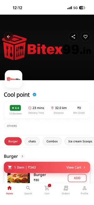 Bitex99: Food Delivery screenshot 3
