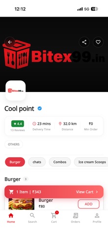 Bitex99: Food Delivery Screenshot 3 of 3