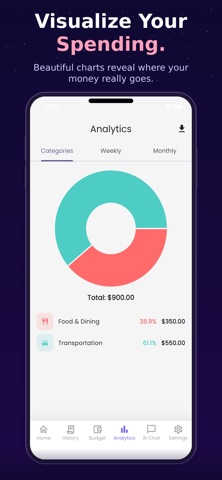 AI Budget Tracker: Expense Screenshot 5 of 7