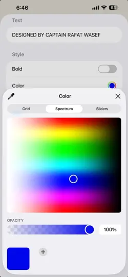Captura de pantalla de Drawingvex en iPhone 5