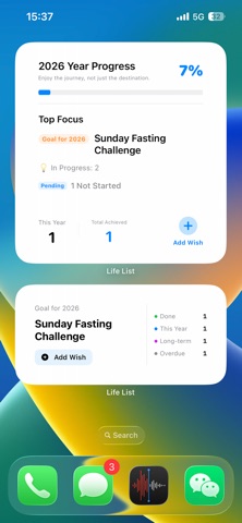 LifeList One Screenshot 5 of 6