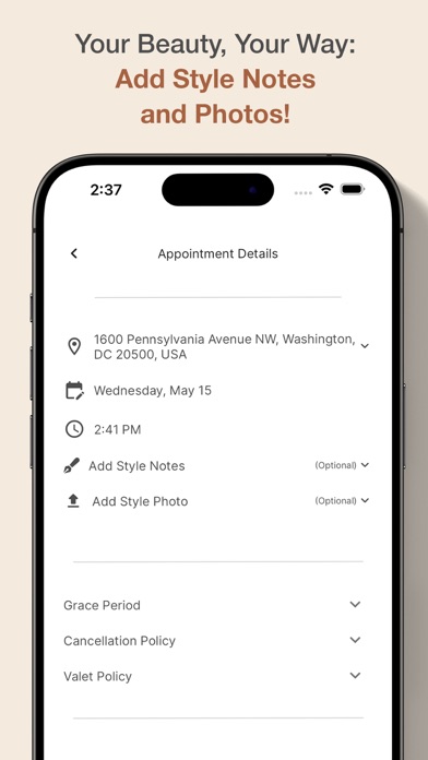 Letmeglam: On Demand Salon App Screenshot